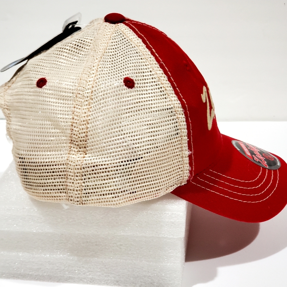 Zephyr Brand Custom Circle Z Red Trucker Baseball Cap Hat Unisex OSFM NWT - Picture 7 of 12